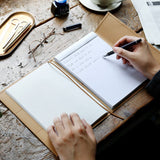 Okładka papierowa A6 King Jim Washable Kraft Paper | Brązowa