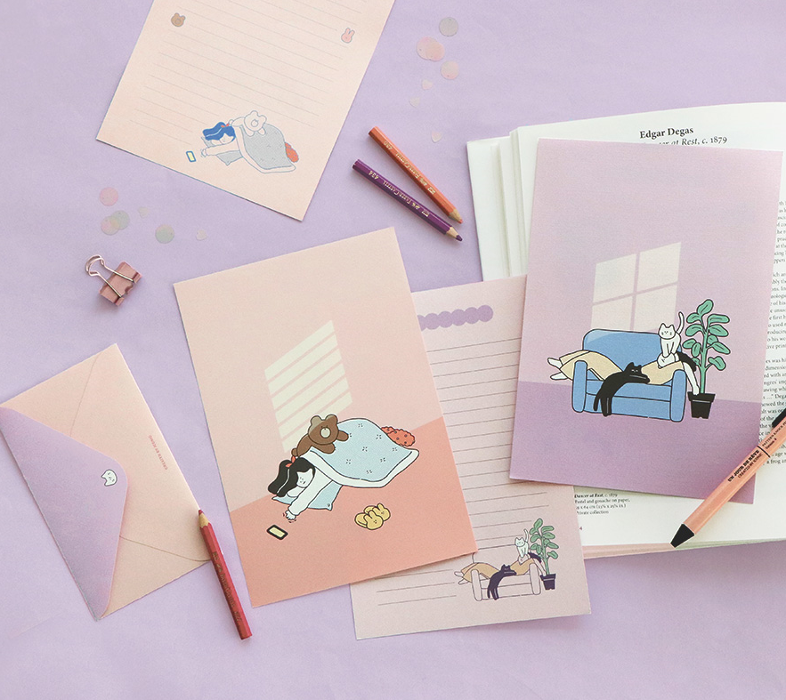 Papeteria ICONIC Haru Letter Set