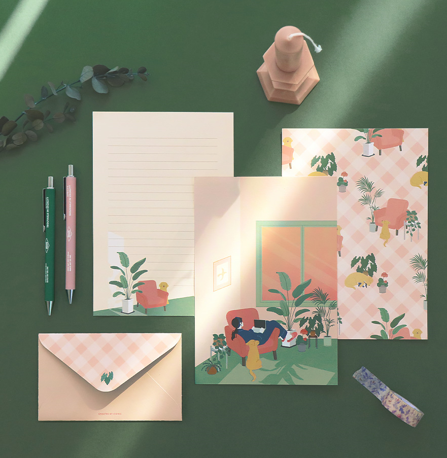 Papeteria ICONIC Haru Letter Set