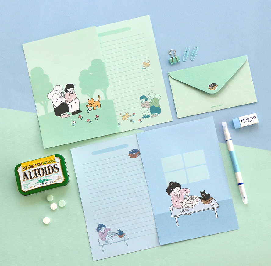 Papeteria ICONIC Haru Letter Set