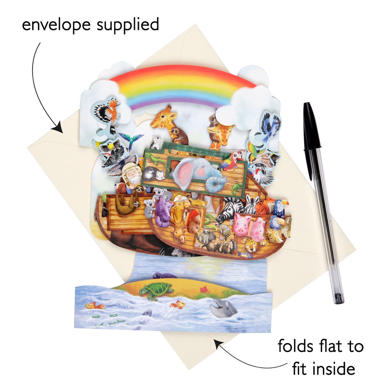 Kartka Okolicznościowa Santoro Pop-Up Swing | Arka Noego