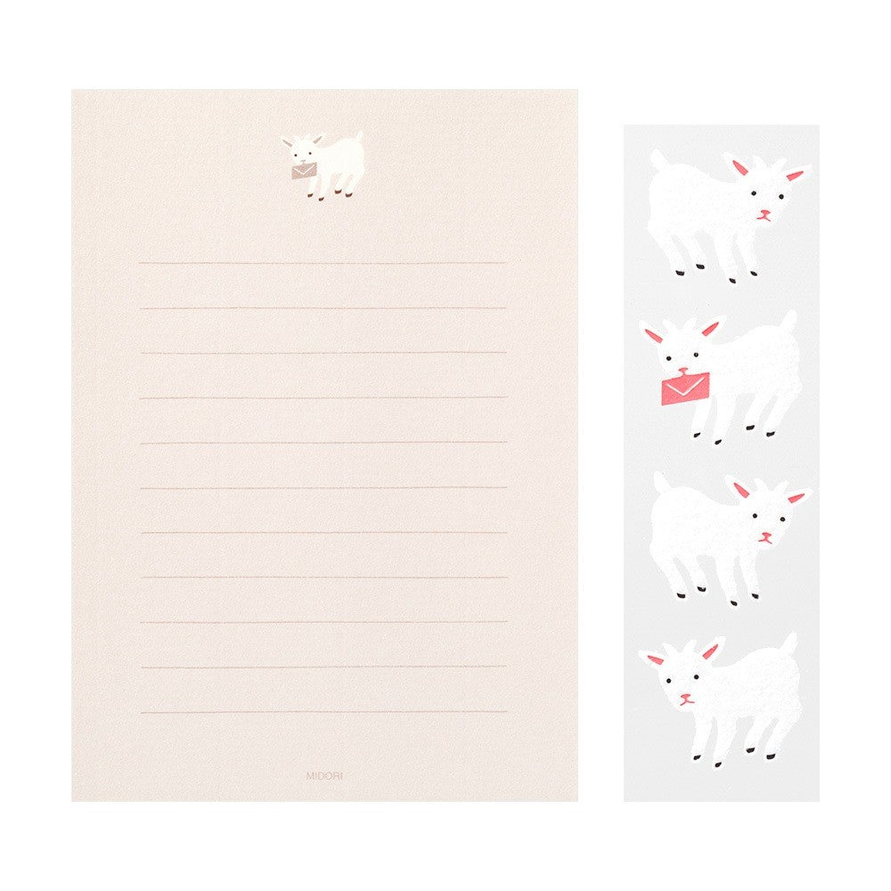 Papeteria Midori 308 z naklejkami | Koza