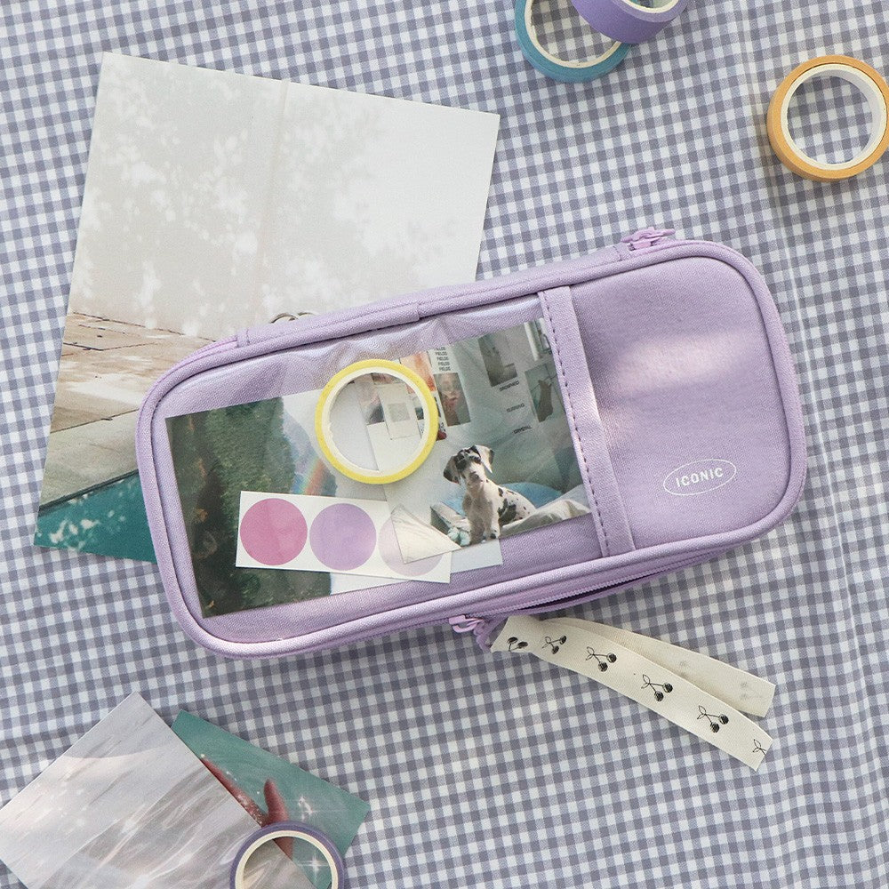 Piórnik ICONIC Cottony Grand Pen Pouch Lawendowy