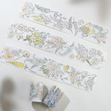Taśma Washi Pre-Cut | Wiosenne Kwiaty