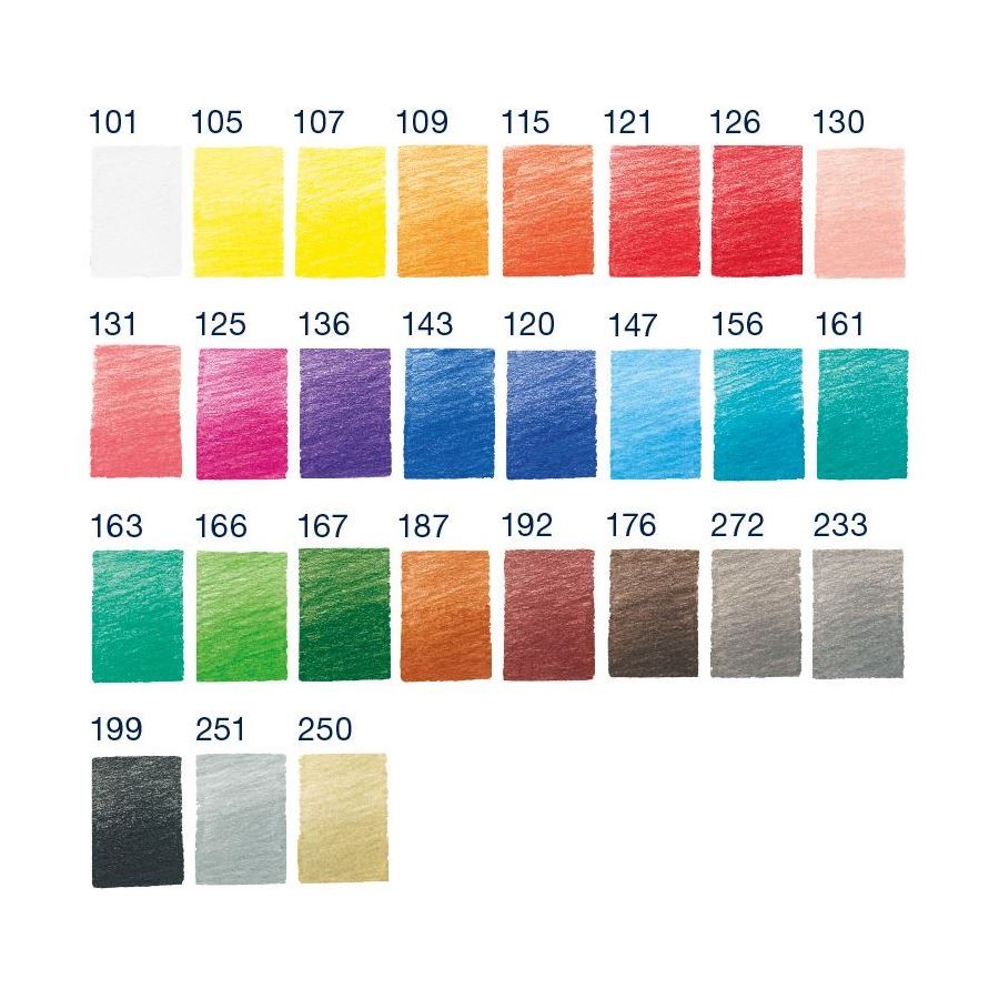 Zestaw piórnik i kredki Faber-Castell Goldfaber 27 sztuk