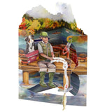 Santoro Pop-Up Swing Card | Fishing