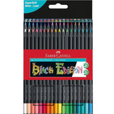 Kredki trójkątne Faber-Castell Black Edition | 36 kolorów