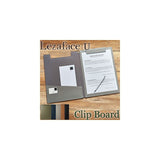 Podkładka z klipsem King Jim LezaFace Granatowa