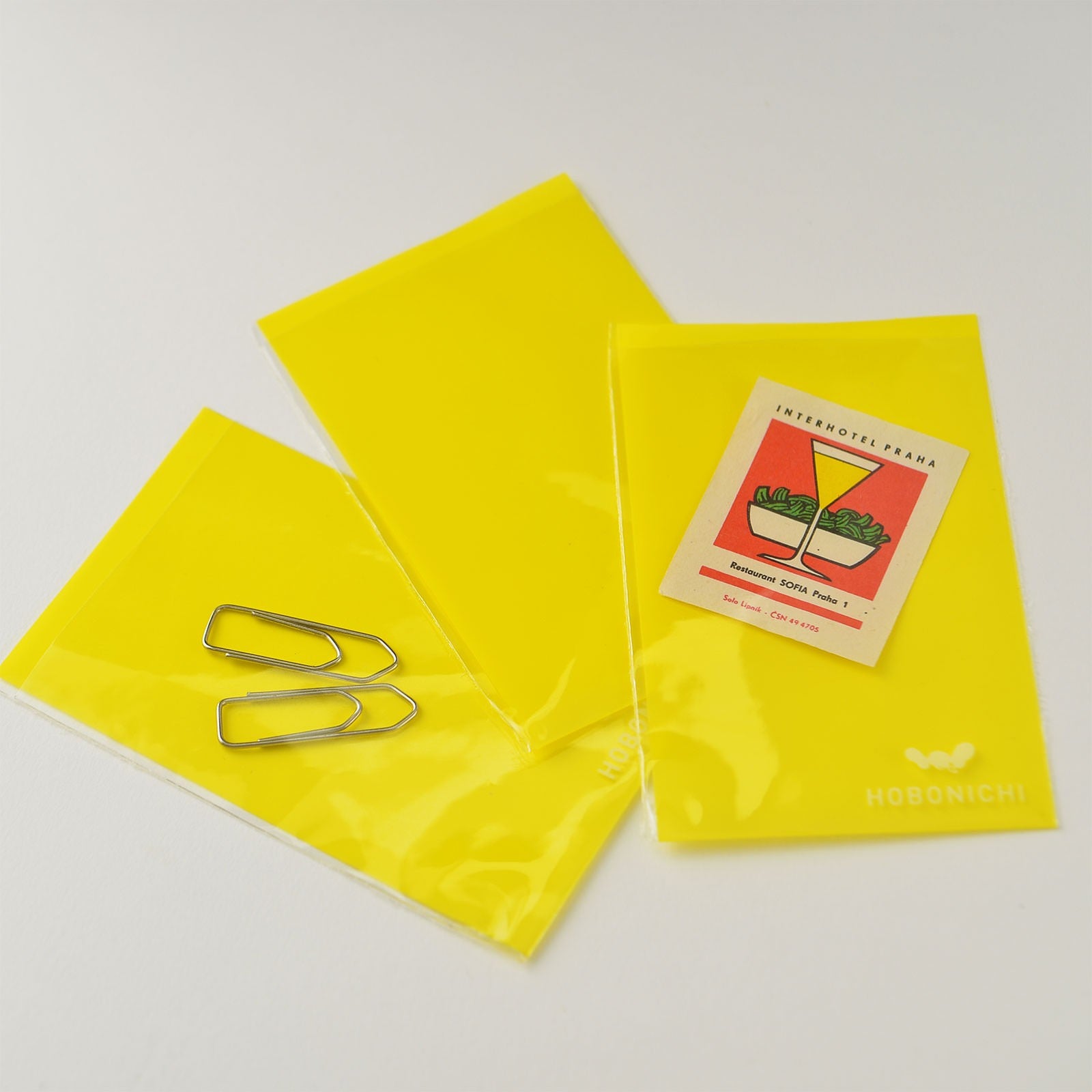 Przyklejane kieszonki Hobonichi Add-on Pocket | Card Size