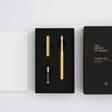 Pióro wieczne ystudio Classic Revolve | Brass