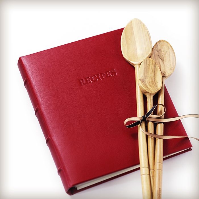 Książka na przepisy Gallery Leather Recipe Organizer