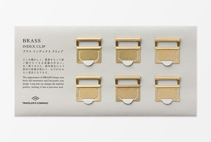 TRC BRASS Index Clip zakładki