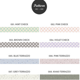 Zestaw taśm ICONIC Masking Tape Pattern (8 sztuk)