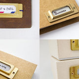 TRC BRASS Label Plate etykiety