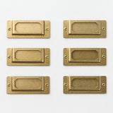 TRC BRASS Label Plate etykiety
