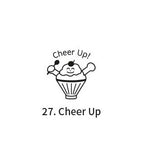 Pieczątka ICONIC Cafe Diary Stamp | Cheer Up