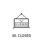 Pieczątka ICONIC Cafe Diary Stamp | Closed