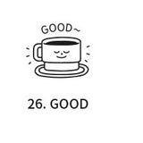 Pieczątka ICONIC Cafe Diary Stamp | Good