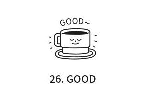 Pieczątka ICONIC Cafe Diary Stamp | Good