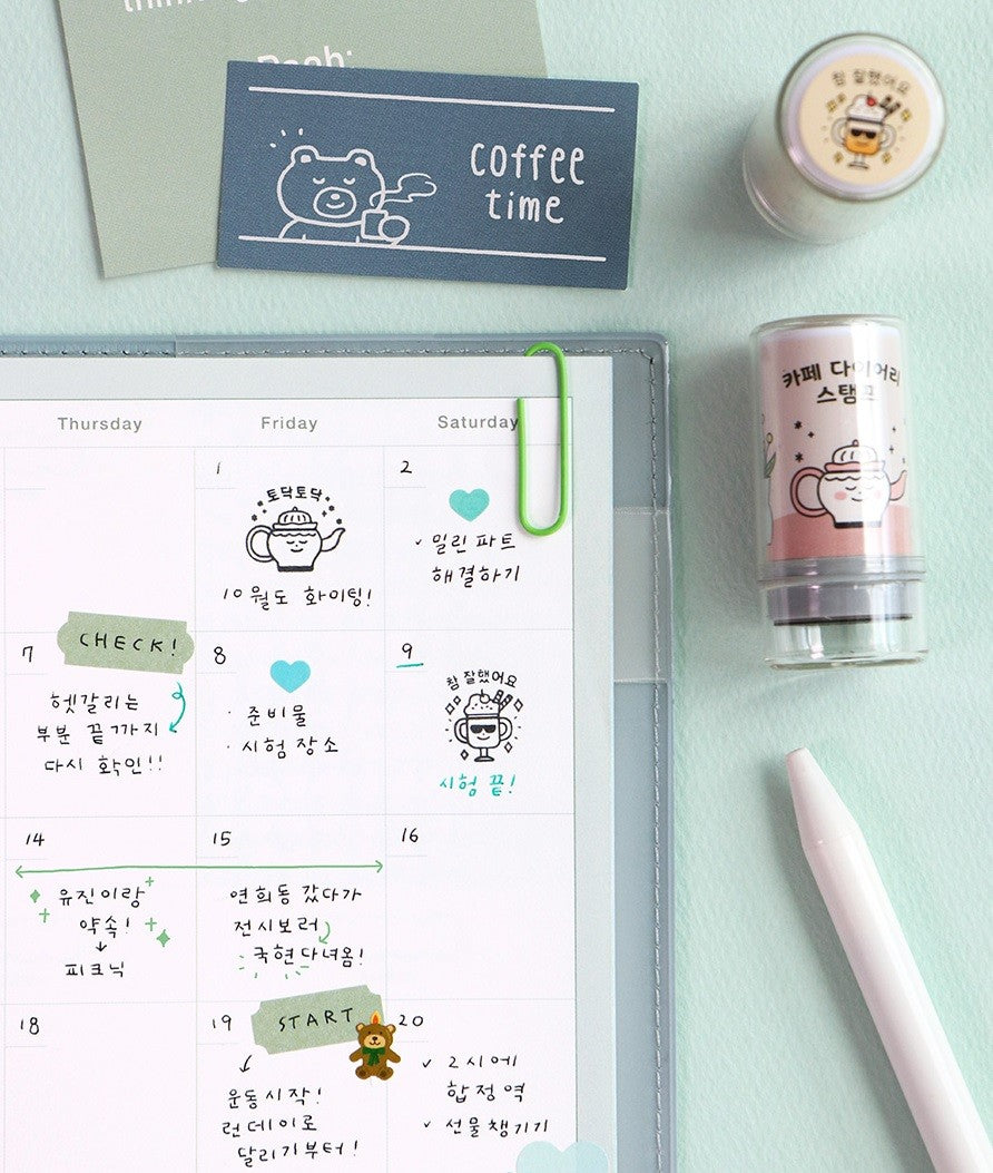 Pieczątka ICONIC Cafe Diary Stamp | Open