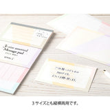 Karteczki Midori w 3 wielkościach Message Pad - Kolory