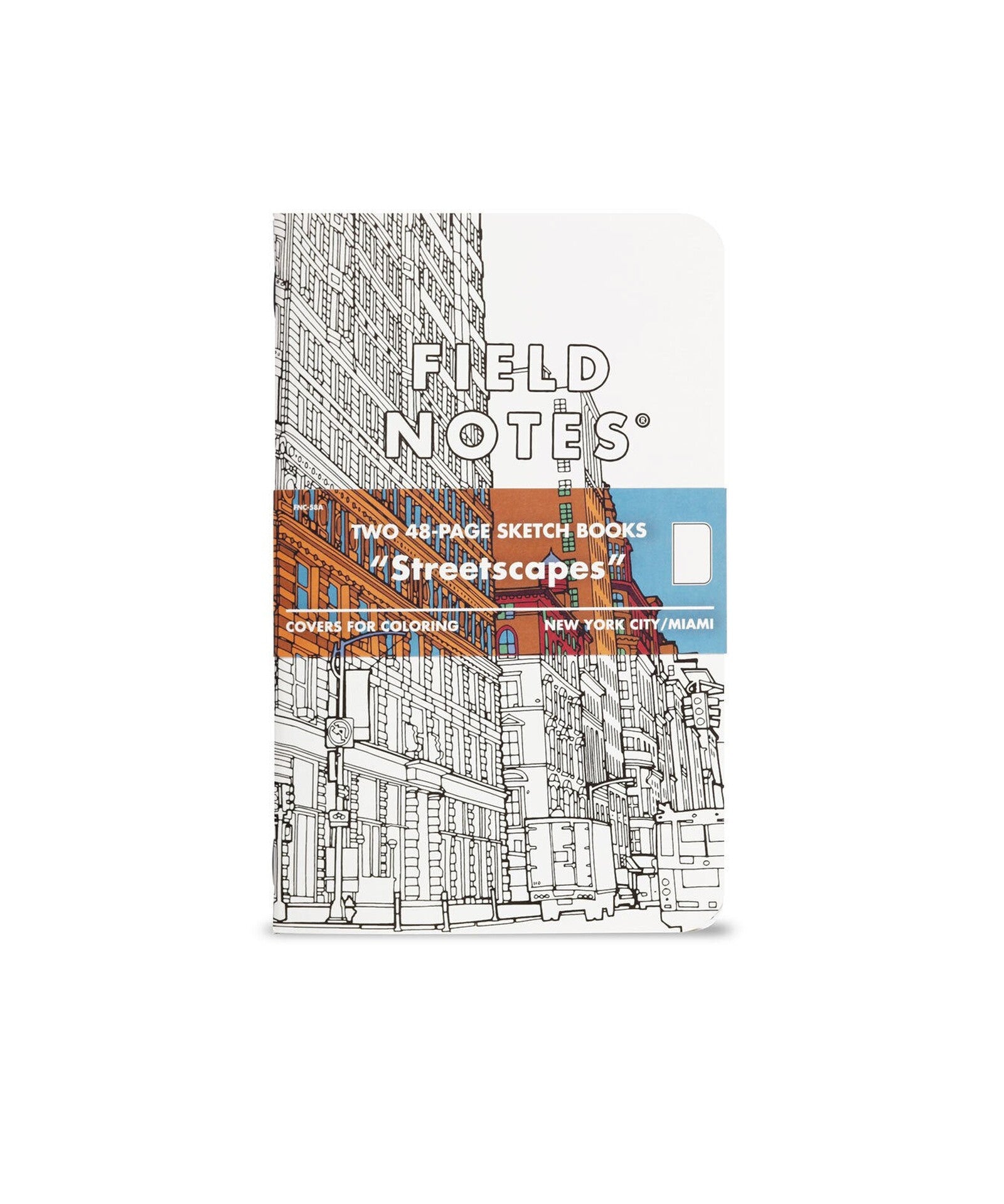 Notatniki Field Notes Streetscapes 2 szt. Gładkie