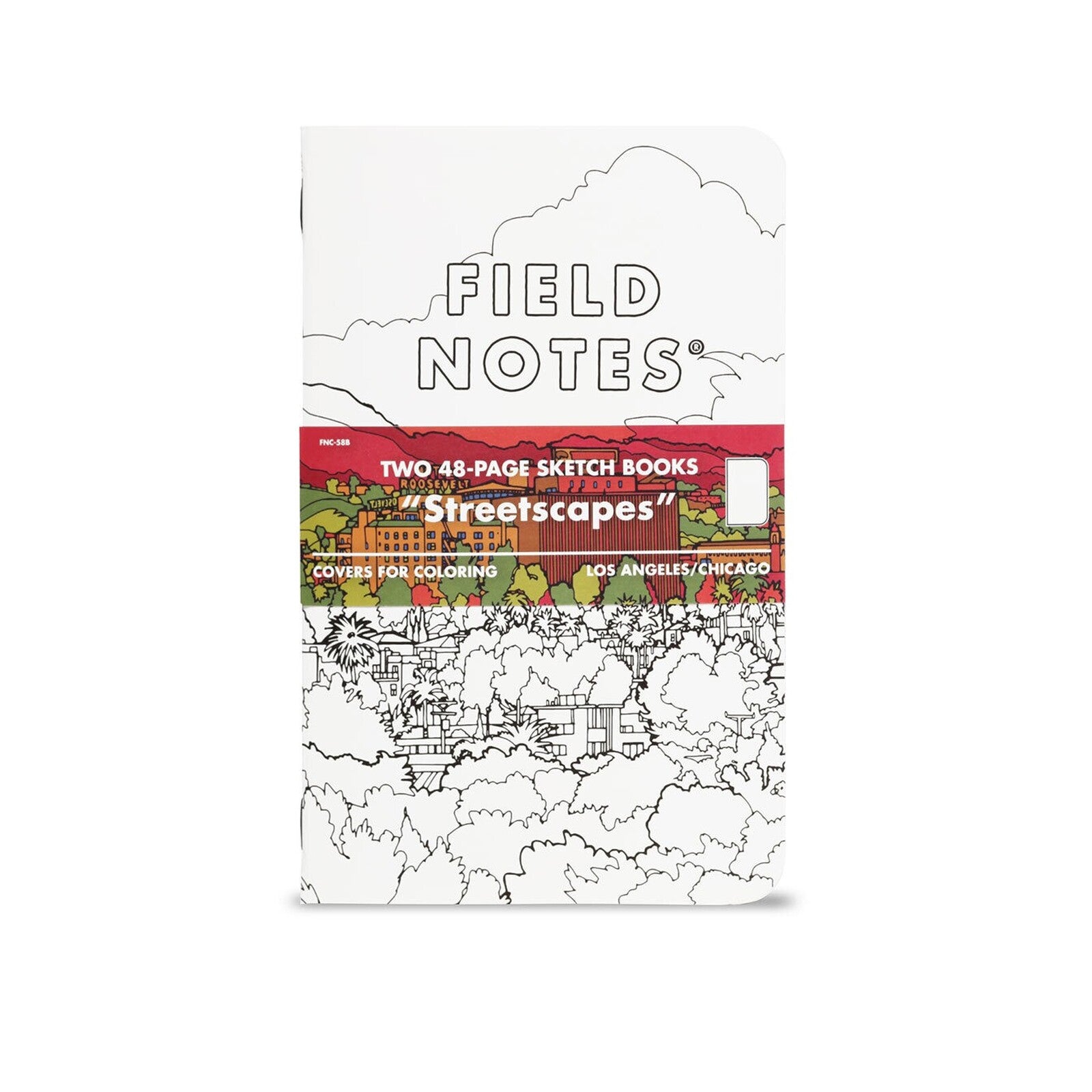 Notatniki Field Notes Streetscapes 2 szt. Gładkie