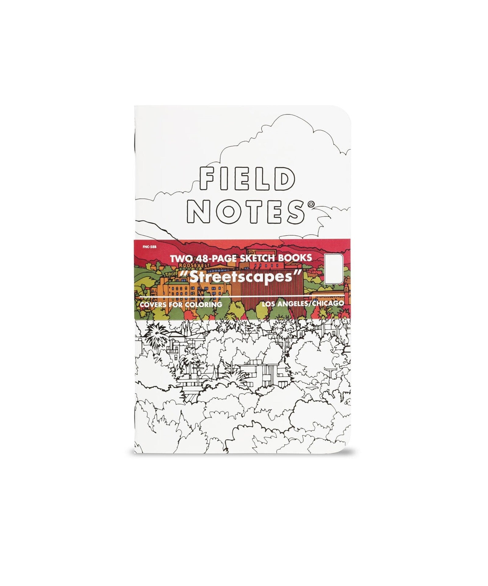 Notatniki Field Notes Streetscapes 2 szt. Gładkie