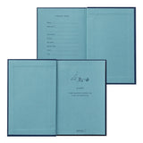 Pamiętnik z haftowaną zakładką Midori | Rekin