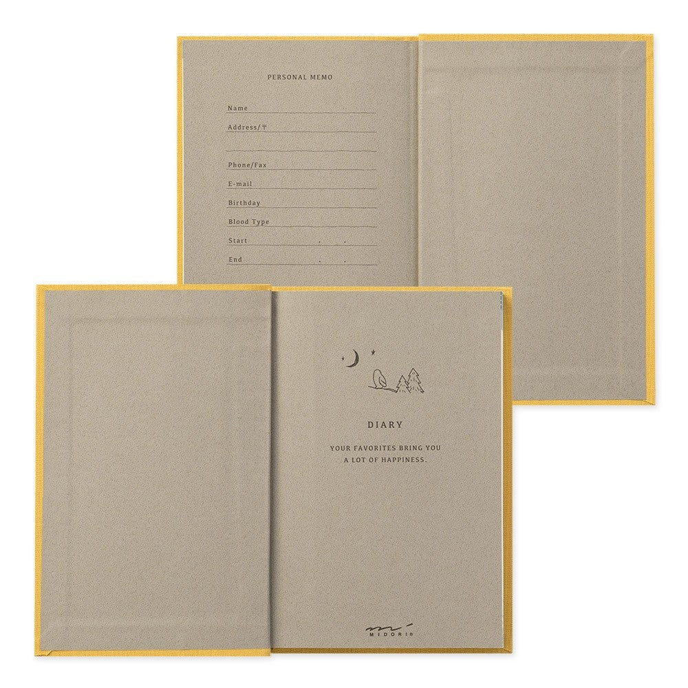 Pamiętnik z zakładką Midori | Sowa