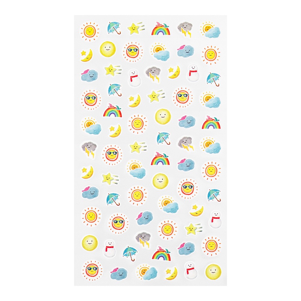 Naklejki Midori Stickers for Diary | Pogoda