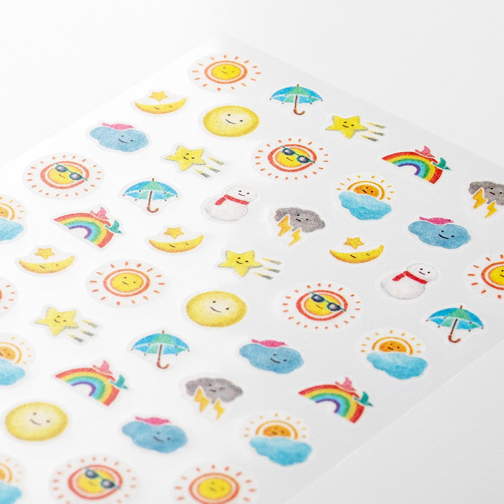 Naklejki Midori Stickers for Diary | Pogoda