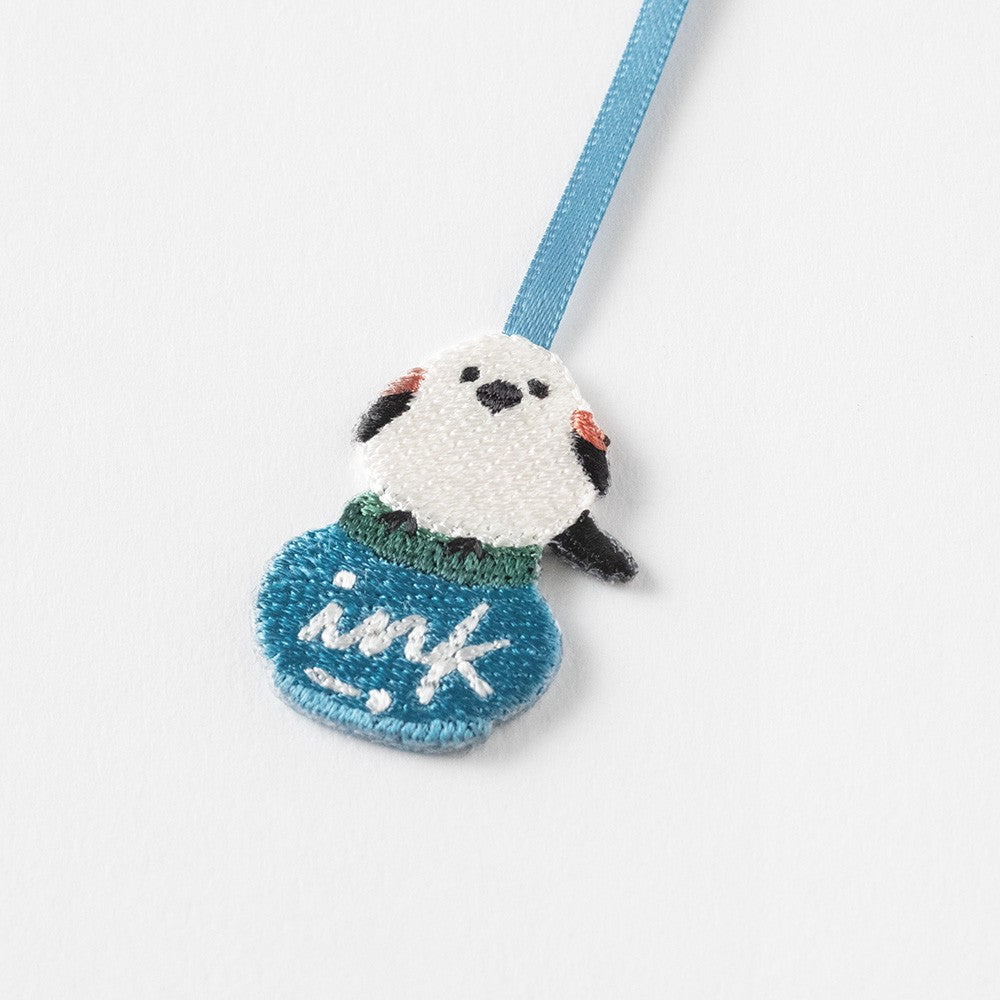 Zakładka haftowana Midori Bookmarker Clip | Atrament