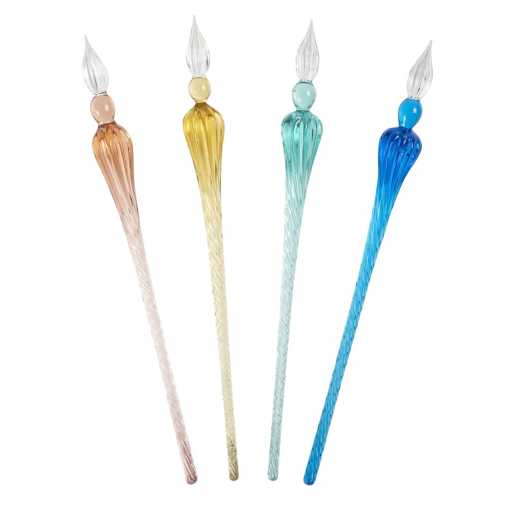 Szklane pióro do kaligrafii J. Herbin | Koralowe