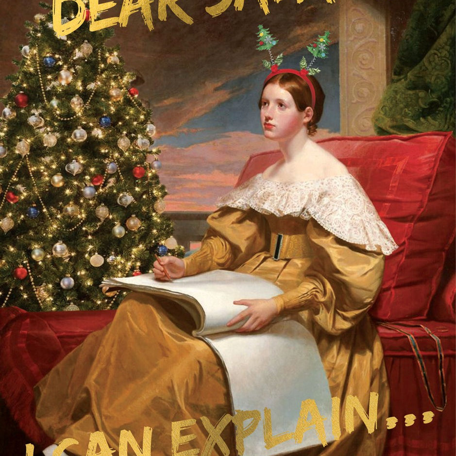 Kartka świąteczna Santoro | Dear Santa, I can explain...