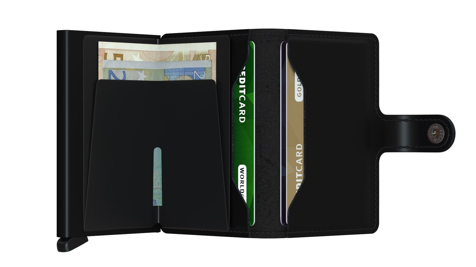Portfel SECRID Miniwallet Matte | Czarny