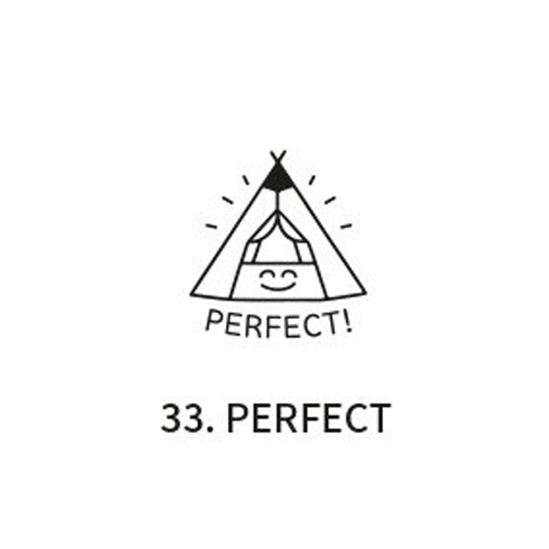 Pieczątka ICONIC Camping Diary Stamp | Perfect