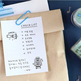 Pieczątka ICONIC Camping Diary Stamp | Check