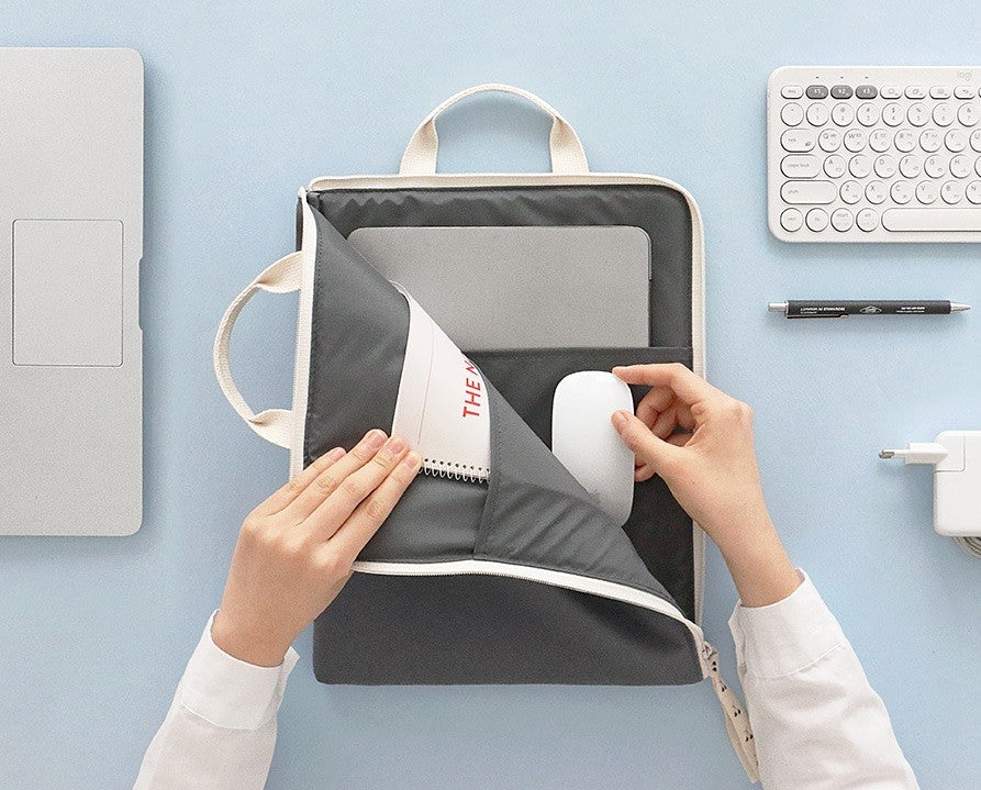 Etui na laptopa ICONIC Cottony A4 | Szary