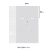 Wkład do segregatora ICONIC Memory Binder: Koszulki na bilety