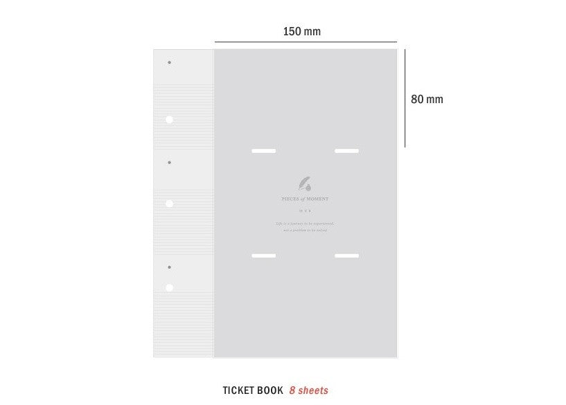 Wkład do segregatora ICONIC Memory Binder: Koszulki na bilety