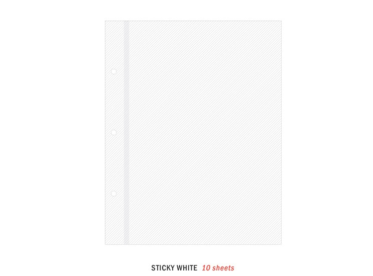 Wkład do segregatora ICONIC Memory Binder: Białe kartki