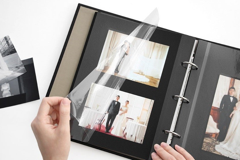 Wkład do segregatora ICONIC Memory Binder: Czarne kartki