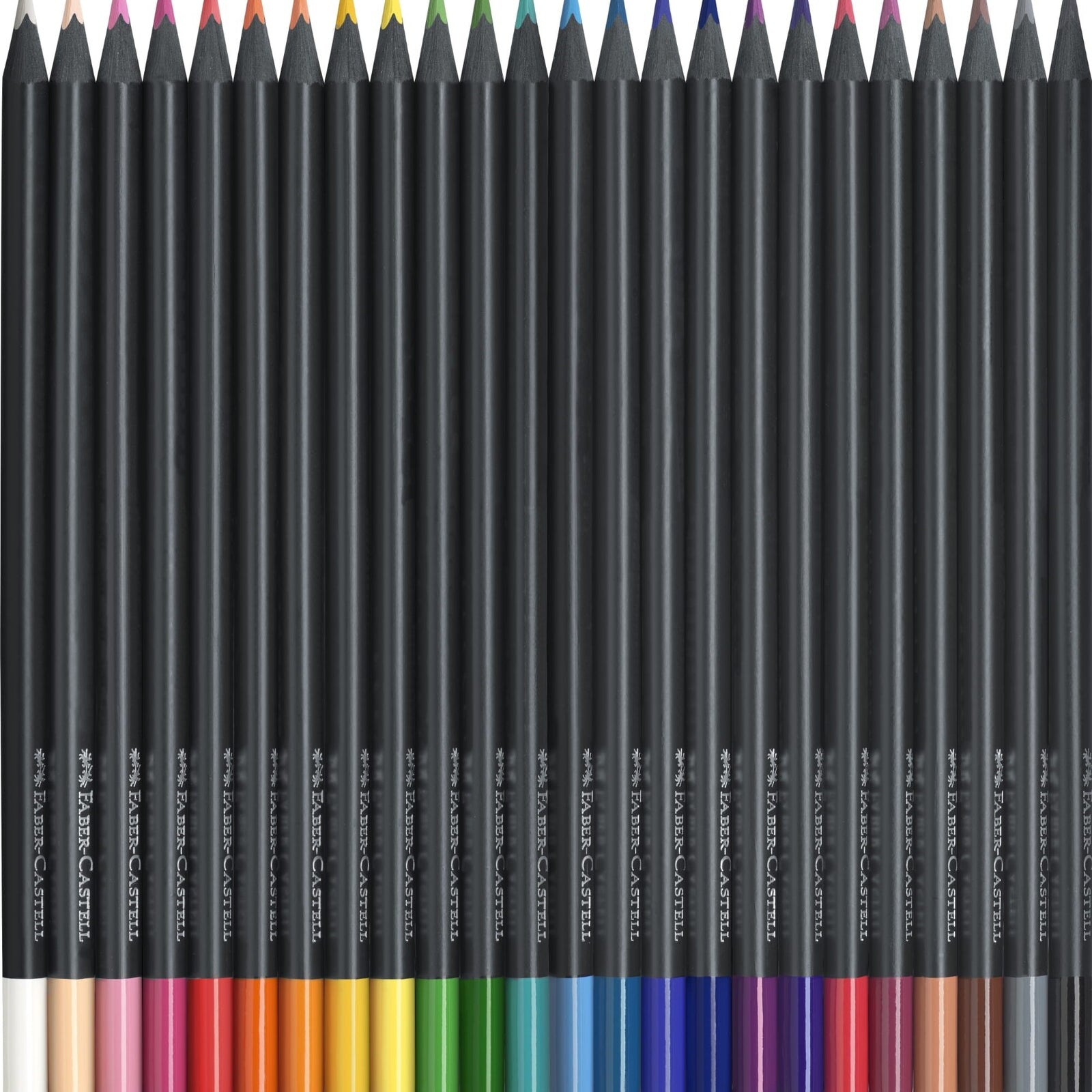 Kredki trójkątne Faber-Castell Black Edition | 24 kolory