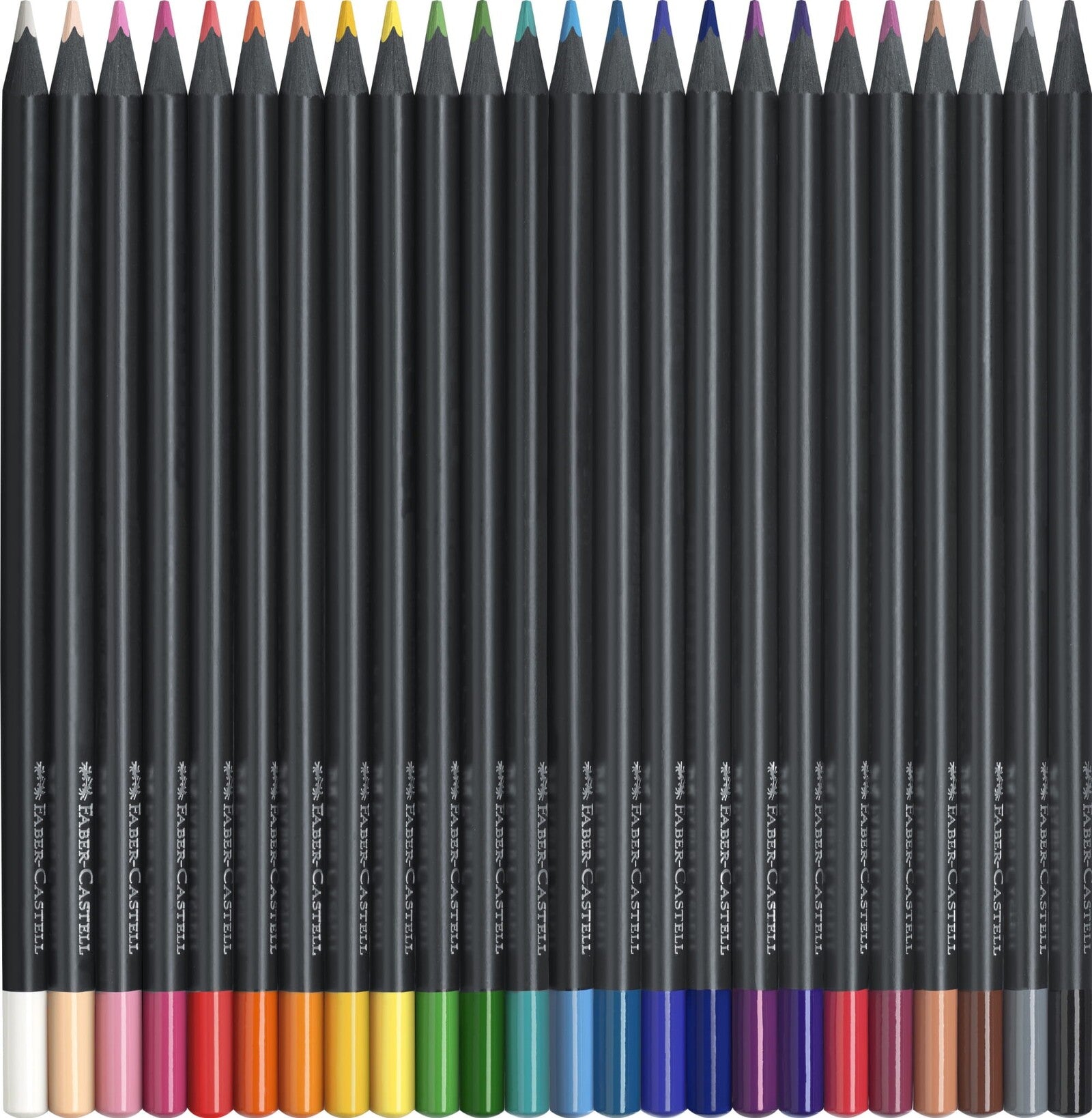 Kredki trójkątne Faber-Castell Black Edition | 24 kolory