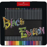 Kredki trójkątne Faber-Castell Black Edition | 24 kolory