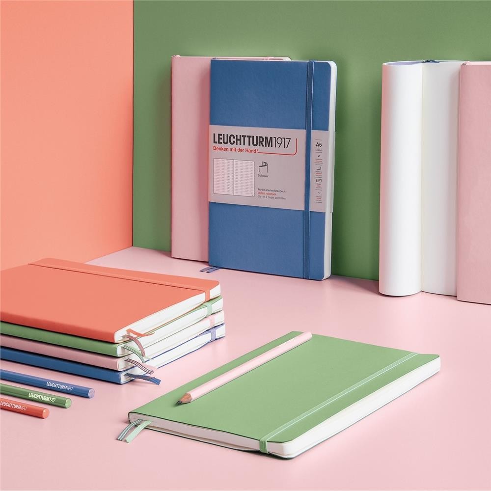 Notatnik Leuchtturm1917 Softcover A5 gładki | Denim