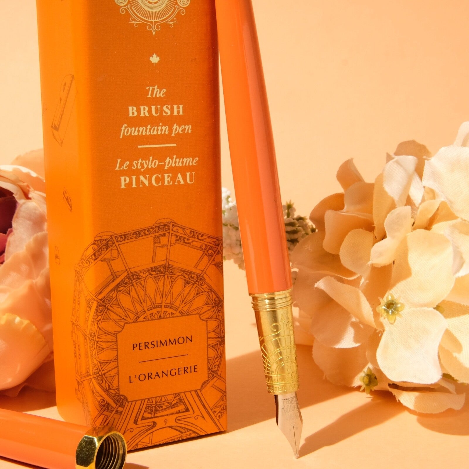 Pióro wieczne Ferris Wheel Press The Brush Persimmon