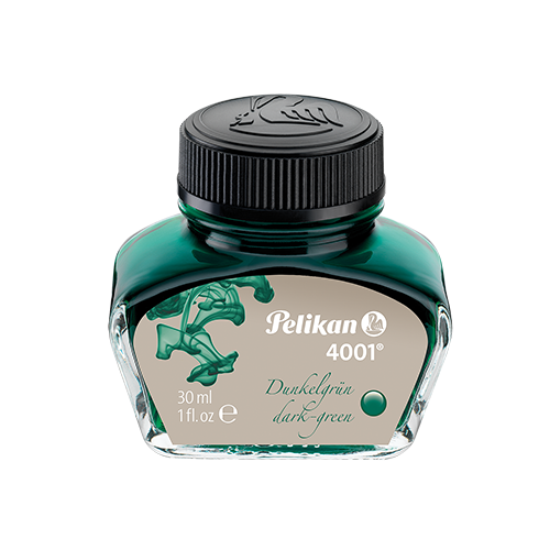 Atrament Pelikan 4001 | Ciemnozielony 30 ml