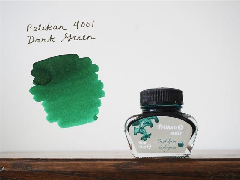 Atrament Pelikan 4001 | Ciemnozielony 30 ml